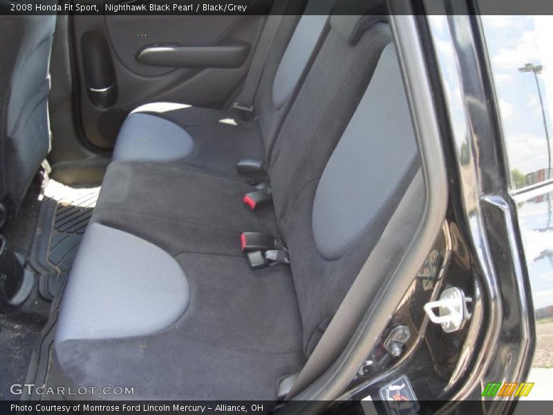 Nighthawk Black Pearl / Black/Grey 2008 Honda Fit Sport