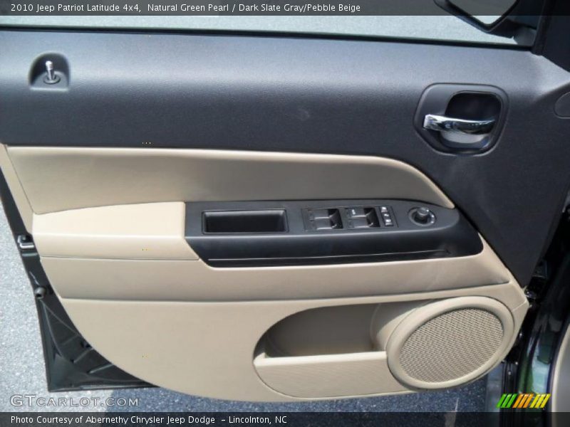 Natural Green Pearl / Dark Slate Gray/Pebble Beige 2010 Jeep Patriot Latitude 4x4