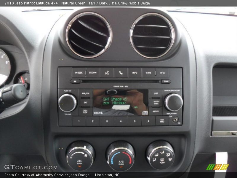 Natural Green Pearl / Dark Slate Gray/Pebble Beige 2010 Jeep Patriot Latitude 4x4