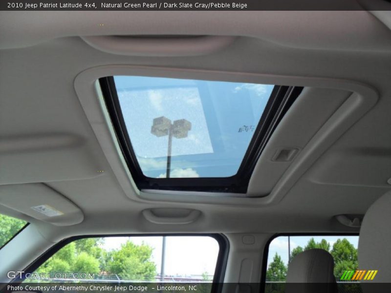 Natural Green Pearl / Dark Slate Gray/Pebble Beige 2010 Jeep Patriot Latitude 4x4