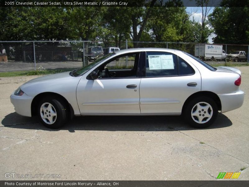 Ultra Silver Metallic / Graphite Gray 2005 Chevrolet Cavalier Sedan