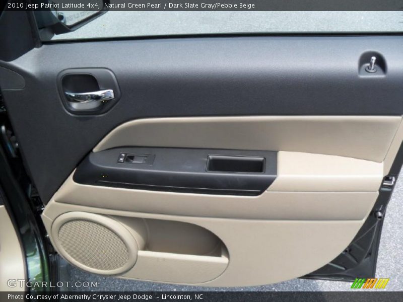 Natural Green Pearl / Dark Slate Gray/Pebble Beige 2010 Jeep Patriot Latitude 4x4