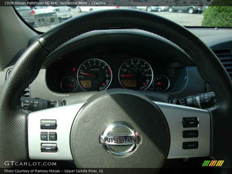 Avalanche White / Graphite 2008 Nissan Pathfinder SE 4x4