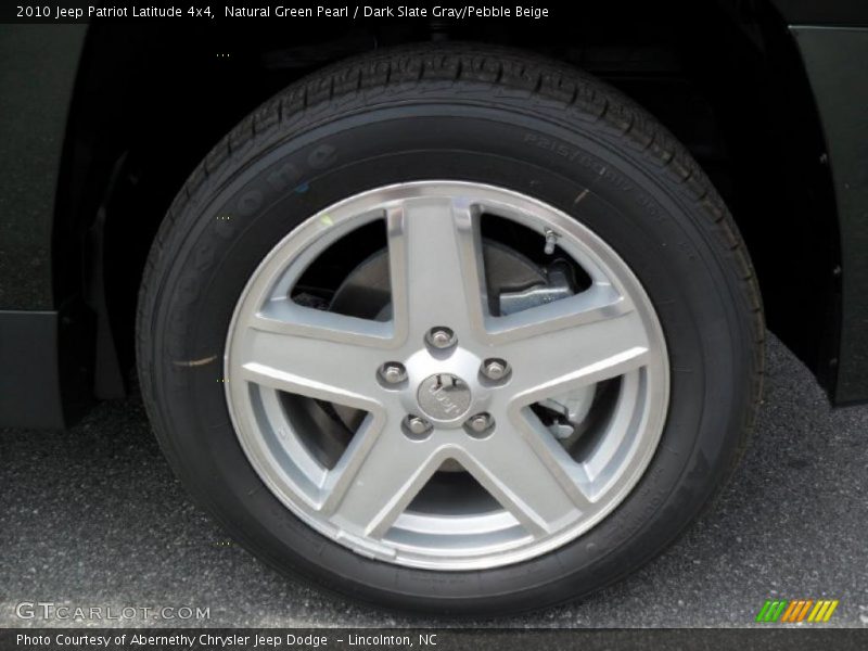 Natural Green Pearl / Dark Slate Gray/Pebble Beige 2010 Jeep Patriot Latitude 4x4