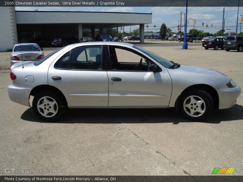 Ultra Silver Metallic / Graphite Gray 2005 Chevrolet Cavalier Sedan