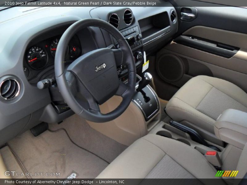 Natural Green Pearl / Dark Slate Gray/Pebble Beige 2010 Jeep Patriot Latitude 4x4