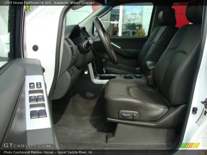 Avalanche White / Graphite 2008 Nissan Pathfinder SE 4x4
