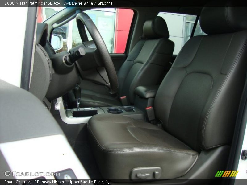 Avalanche White / Graphite 2008 Nissan Pathfinder SE 4x4