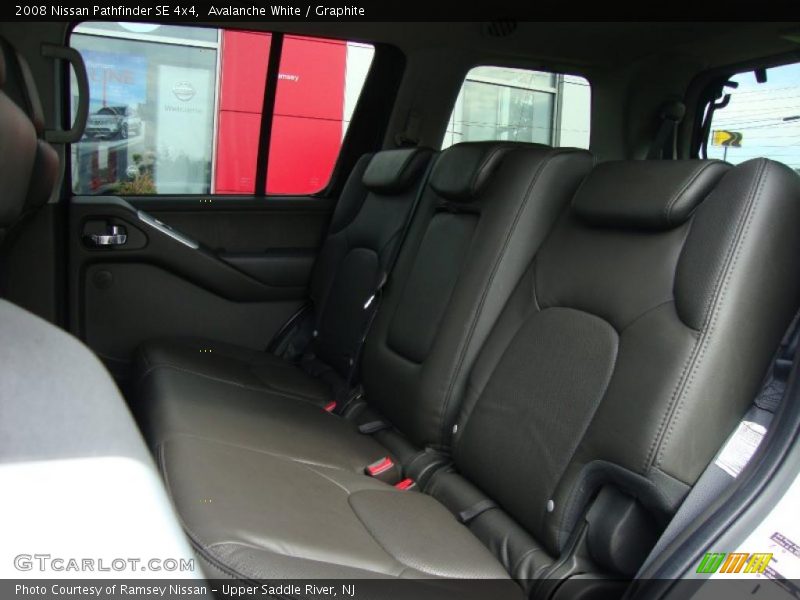 Avalanche White / Graphite 2008 Nissan Pathfinder SE 4x4