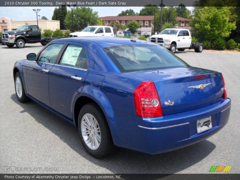 Deep Water Blue Pearl / Dark Slate Gray 2010 Chrysler 300 Touring