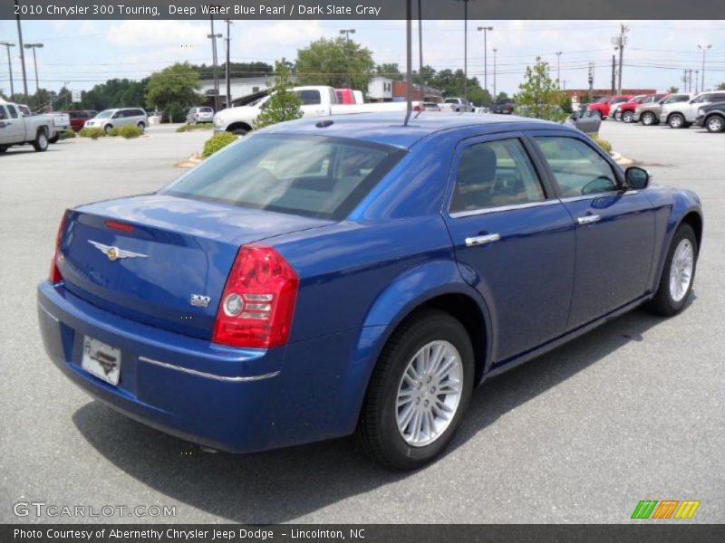 Deep Water Blue Pearl / Dark Slate Gray 2010 Chrysler 300 Touring