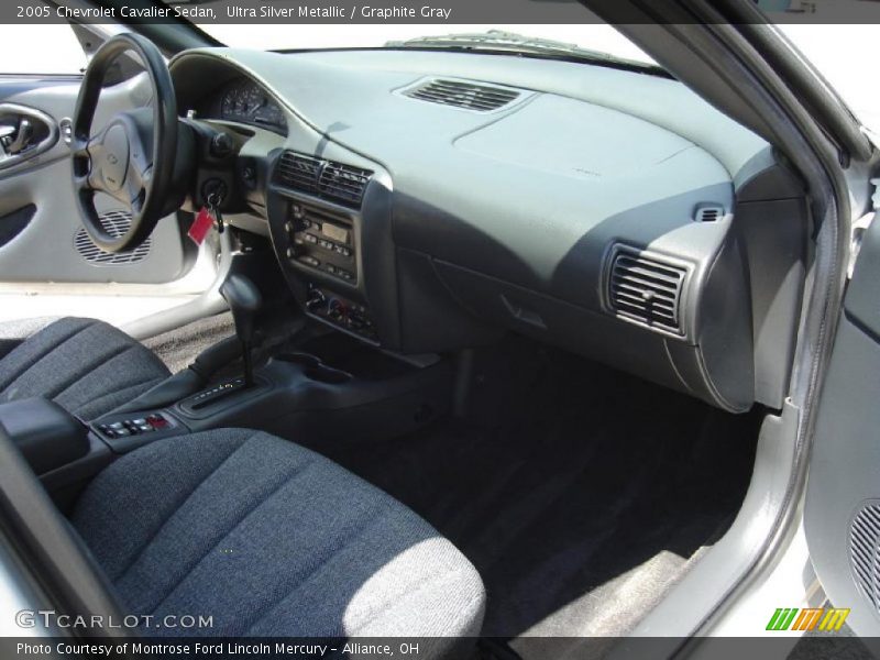 Ultra Silver Metallic / Graphite Gray 2005 Chevrolet Cavalier Sedan