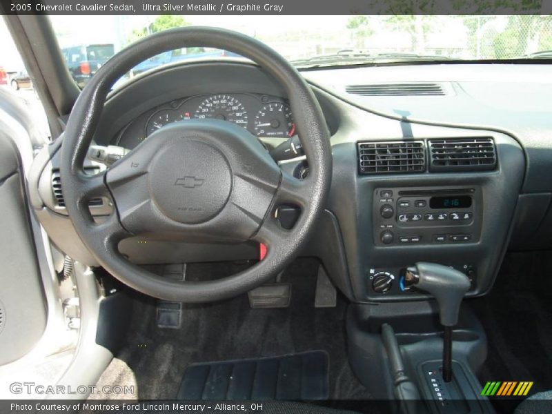 Ultra Silver Metallic / Graphite Gray 2005 Chevrolet Cavalier Sedan