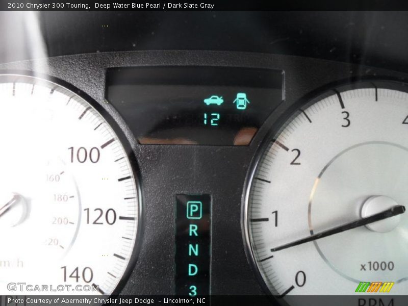 Deep Water Blue Pearl / Dark Slate Gray 2010 Chrysler 300 Touring