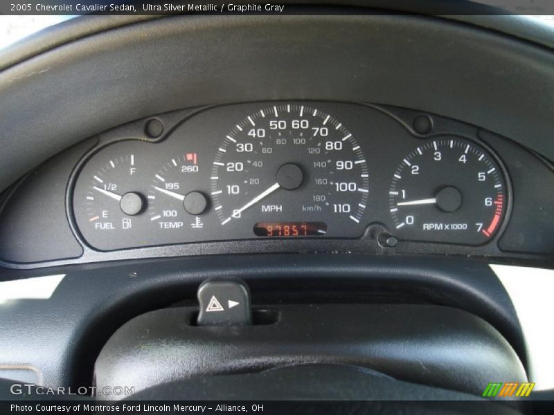 Ultra Silver Metallic / Graphite Gray 2005 Chevrolet Cavalier Sedan