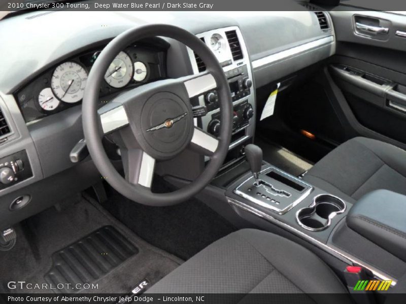 Deep Water Blue Pearl / Dark Slate Gray 2010 Chrysler 300 Touring