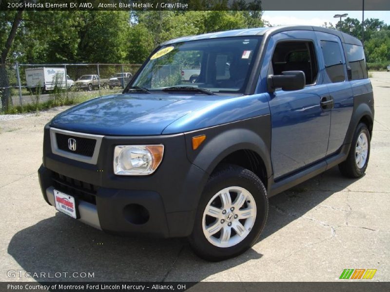 Atomic Blue Metallic / Gray/Blue 2006 Honda Element EX AWD