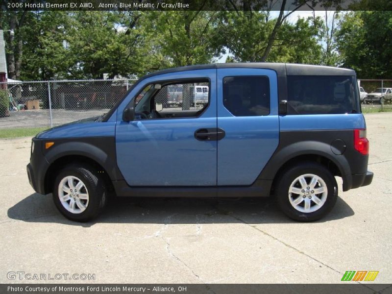 Atomic Blue Metallic / Gray/Blue 2006 Honda Element EX AWD