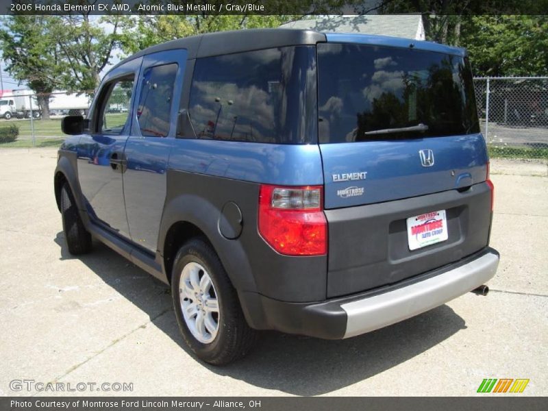 Atomic Blue Metallic / Gray/Blue 2006 Honda Element EX AWD