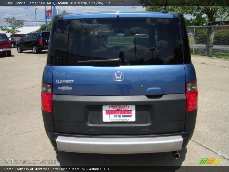 Atomic Blue Metallic / Gray/Blue 2006 Honda Element EX AWD