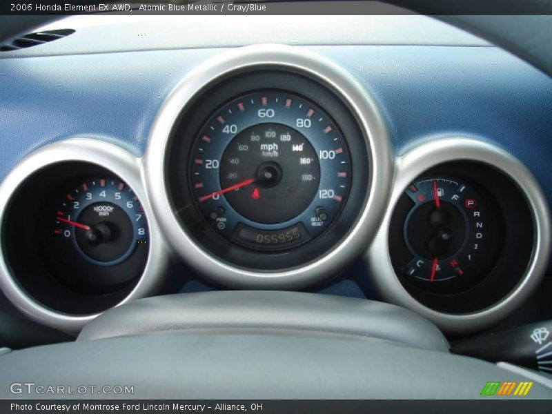 Atomic Blue Metallic / Gray/Blue 2006 Honda Element EX AWD