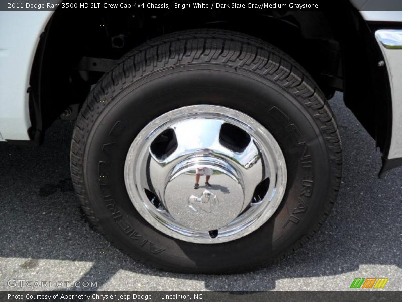 Bright White / Dark Slate Gray/Medium Graystone 2011 Dodge Ram 3500 HD SLT Crew Cab 4x4 Chassis