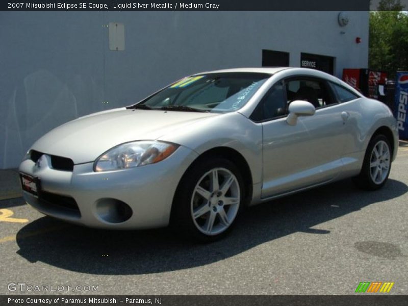Liquid Silver Metallic / Medium Gray 2007 Mitsubishi Eclipse SE Coupe