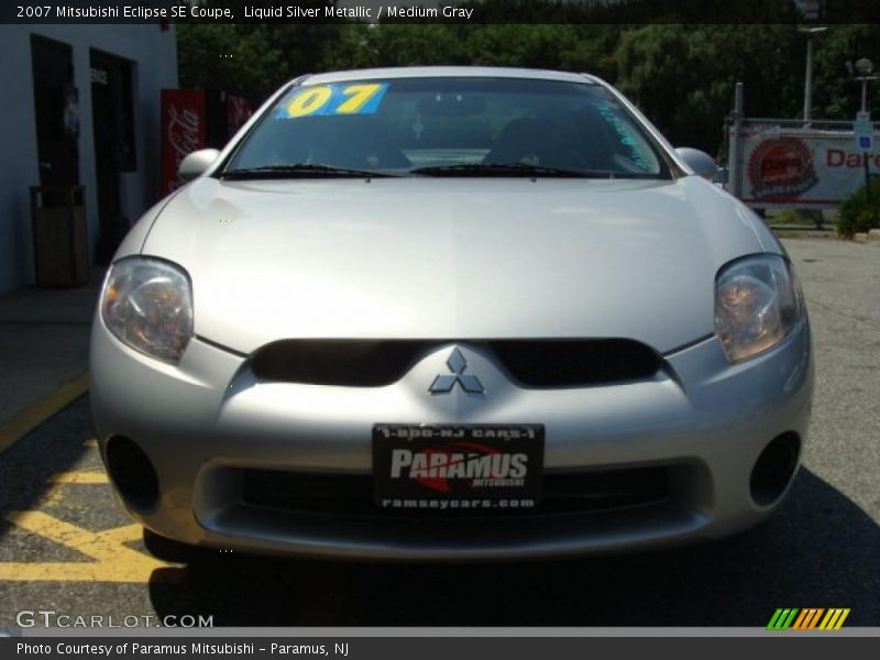 Liquid Silver Metallic / Medium Gray 2007 Mitsubishi Eclipse SE Coupe
