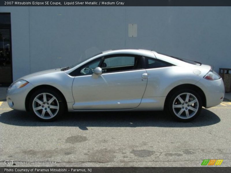 Liquid Silver Metallic / Medium Gray 2007 Mitsubishi Eclipse SE Coupe