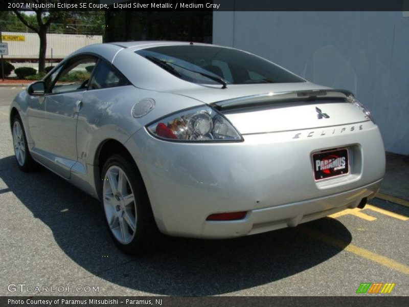 Liquid Silver Metallic / Medium Gray 2007 Mitsubishi Eclipse SE Coupe