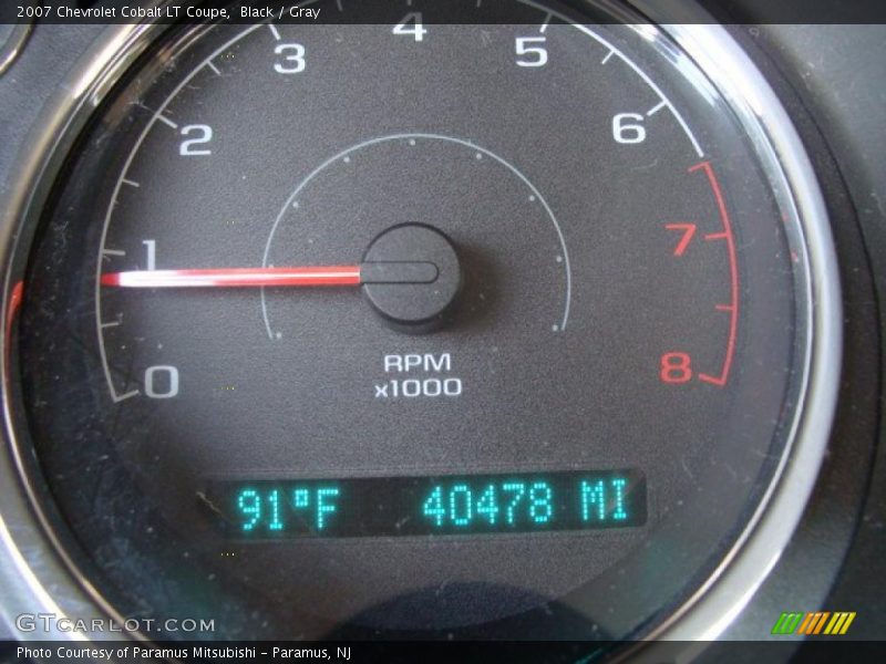 Black / Gray 2007 Chevrolet Cobalt LT Coupe
