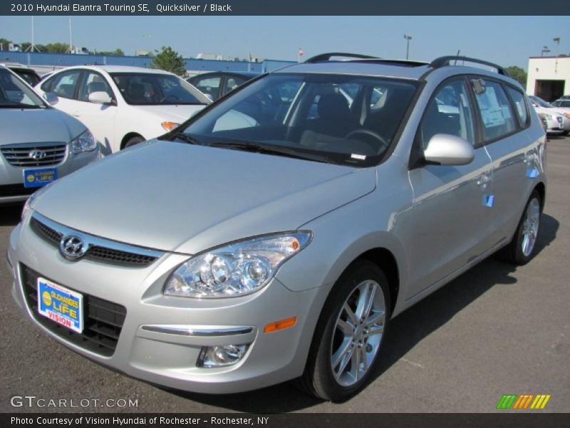 Quicksilver / Black 2010 Hyundai Elantra Touring SE