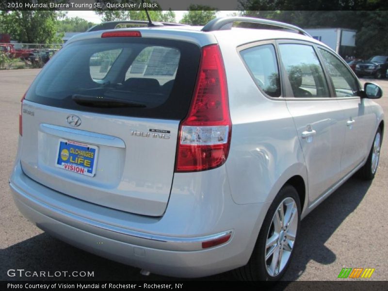 Quicksilver / Black 2010 Hyundai Elantra Touring SE