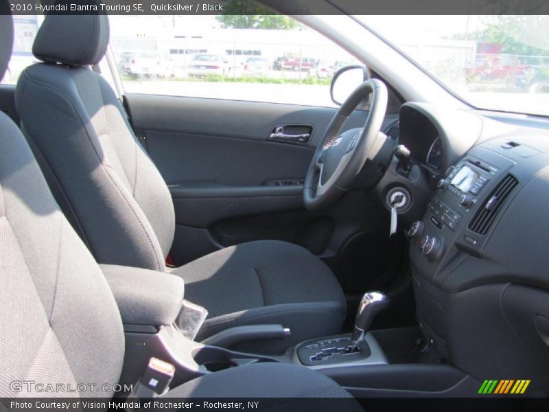 Quicksilver / Black 2010 Hyundai Elantra Touring SE