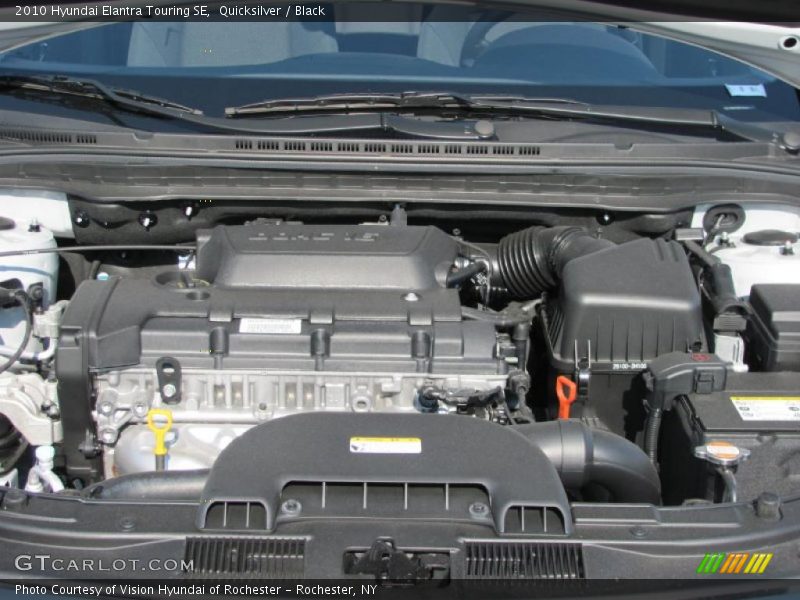Quicksilver / Black 2010 Hyundai Elantra Touring SE