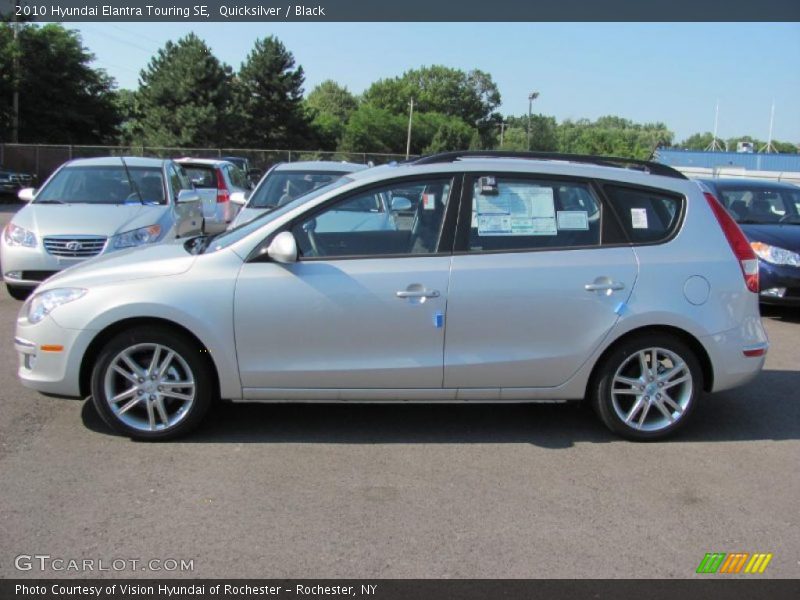 Quicksilver / Black 2010 Hyundai Elantra Touring SE