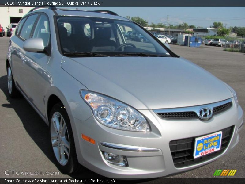 Quicksilver / Black 2010 Hyundai Elantra Touring SE