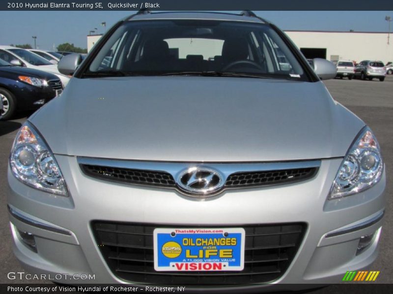 Quicksilver / Black 2010 Hyundai Elantra Touring SE