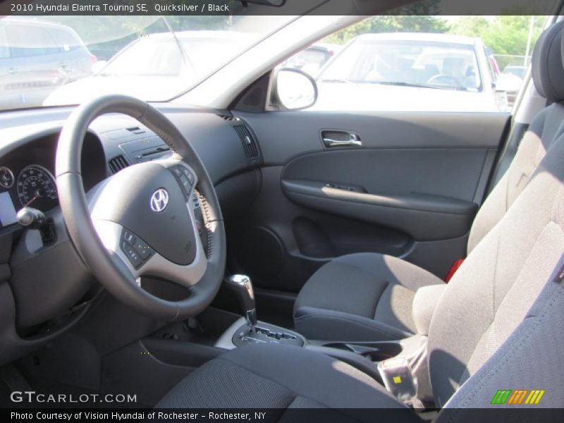 Quicksilver / Black 2010 Hyundai Elantra Touring SE