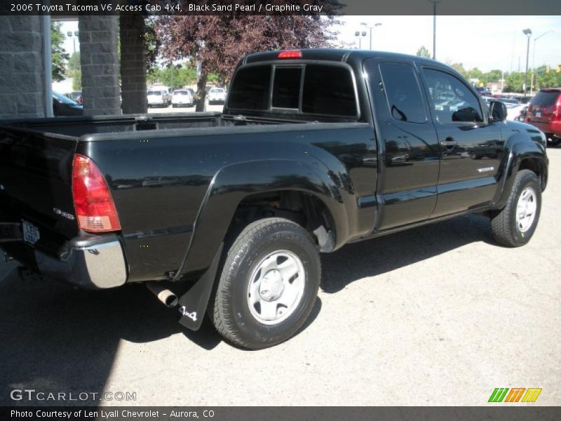 Black Sand Pearl / Graphite Gray 2006 Toyota Tacoma V6 Access Cab 4x4