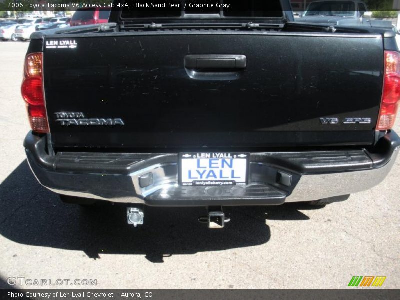 Black Sand Pearl / Graphite Gray 2006 Toyota Tacoma V6 Access Cab 4x4