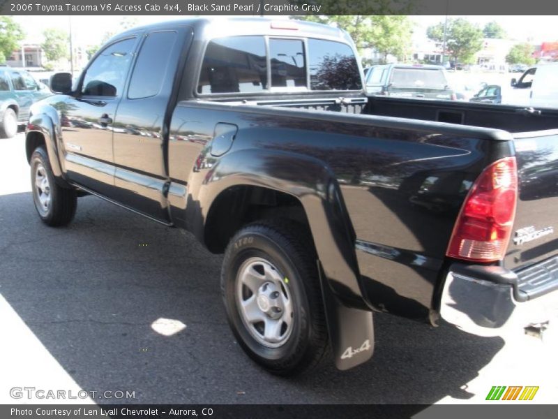 Black Sand Pearl / Graphite Gray 2006 Toyota Tacoma V6 Access Cab 4x4