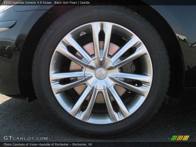 Black Noir Pearl / Saddle 2010 Hyundai Genesis 4.6 Sedan