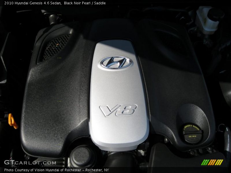 Black Noir Pearl / Saddle 2010 Hyundai Genesis 4.6 Sedan