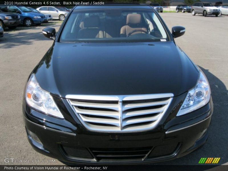 Black Noir Pearl / Saddle 2010 Hyundai Genesis 4.6 Sedan