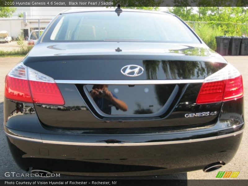 Black Noir Pearl / Saddle 2010 Hyundai Genesis 4.6 Sedan