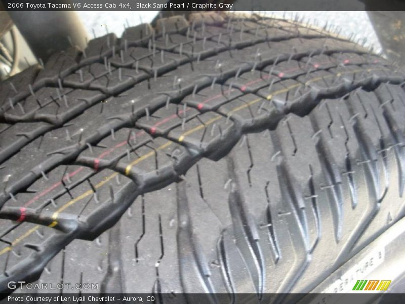 Black Sand Pearl / Graphite Gray 2006 Toyota Tacoma V6 Access Cab 4x4