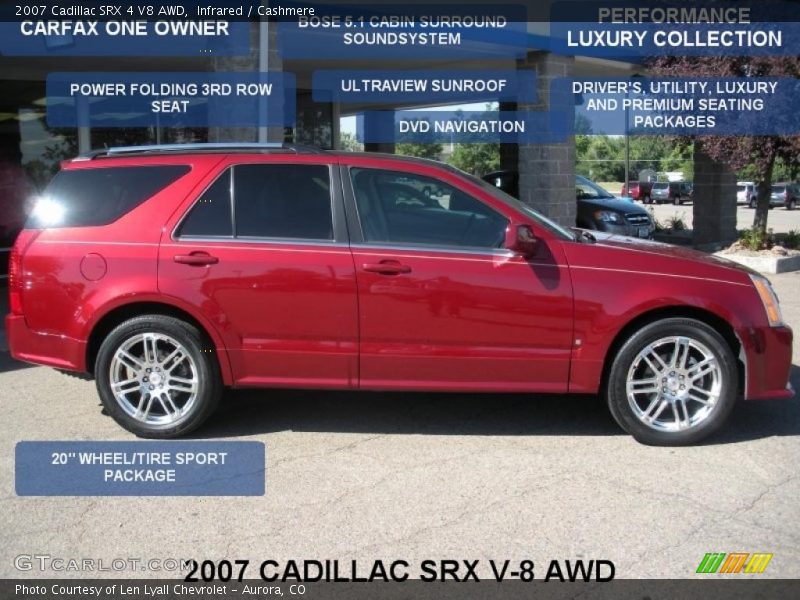 Infrared / Cashmere 2007 Cadillac SRX 4 V8 AWD