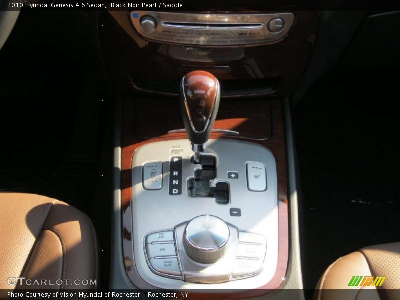 Black Noir Pearl / Saddle 2010 Hyundai Genesis 4.6 Sedan