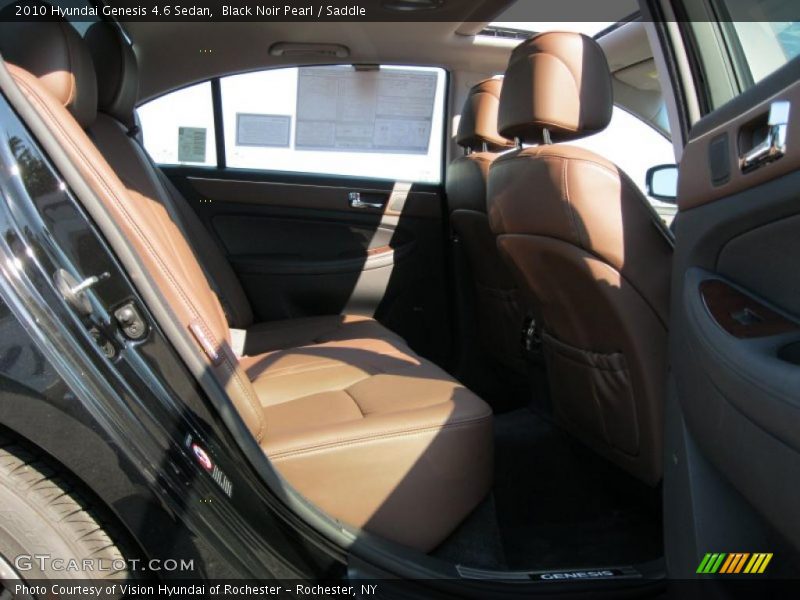 Black Noir Pearl / Saddle 2010 Hyundai Genesis 4.6 Sedan